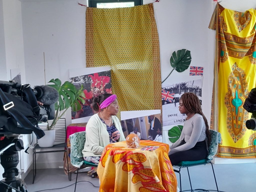 The Windrush Ambassadors meeting Windrush Elders for the first time