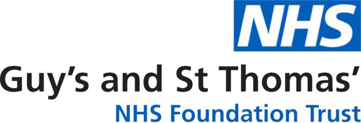 Guy's and St Thomas' NHS Foundation Trust logo.