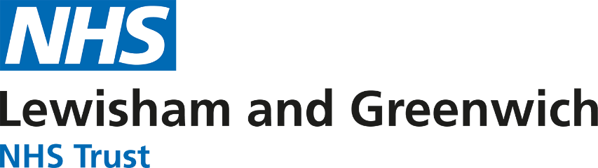 Lewisham and Greenwich NHS Trust logo.