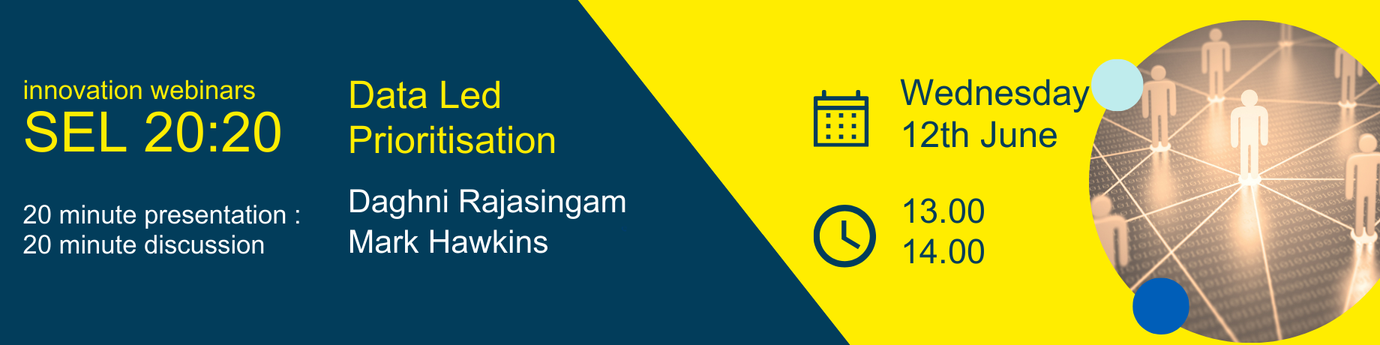 Data Led Prioritisation, 20:20 webinar