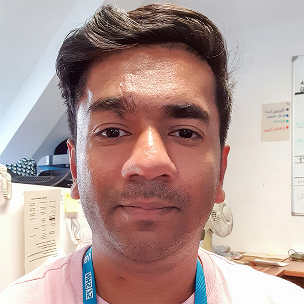 Photo of Vimal, looking on camera